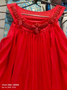 Chic Coral Mini Dress free size