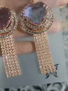 Heart Dangle Earrings