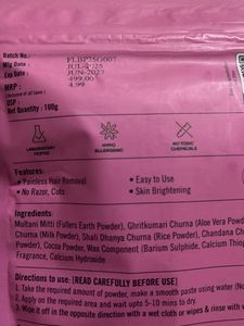 Bikini Wax Powder- 299 each pack