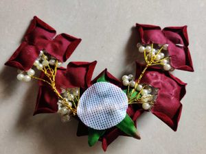 Red Floral Hair Accessories