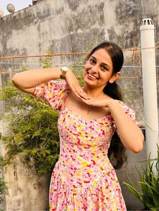 Floral Print Fit &amp; Flare Dress