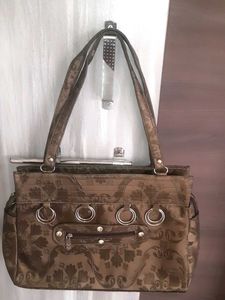 Vintage Floral Print Purse New Without Tag.