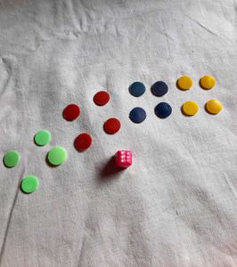 Ludo Goti 🎲 Dice And Token Set Collectable Kids