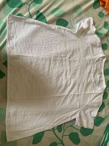 White Short Sleeve Pocket Tee