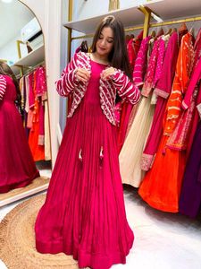 Elegant Ethnic Gown with Jacket
