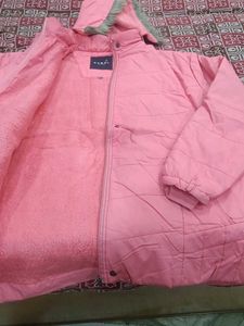 Pink Padded Winter Jacket