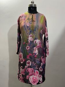 Floral Print Kurta