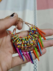 Boho Beaded Dangle Earrings