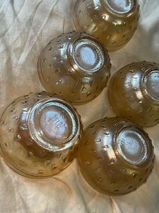 Set of 5 Glass Bowls
