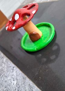Mushroom brush holder.