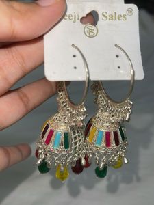 Beautiful Multicolour Jhumka