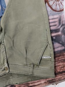 Olive Green Jeans