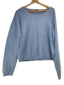 Cute Blue Knit Sweater