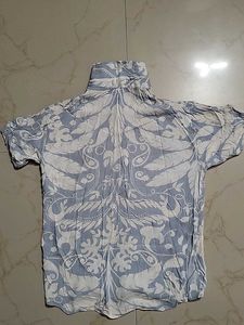 Floral Print Short Sleeve Shirt