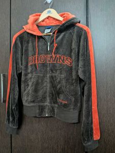 NFL Reebok Browns Hoodie Jacket