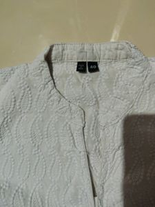 White Straight Kurti