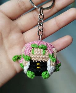 Mitsuri kanroji crochet keychain, demon slayer