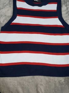 Striped Sleeveless Top