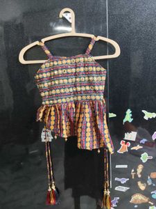 Cute Ethnic Girls Clothing Set