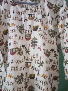 Patterned Pajama Set