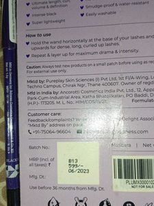 Plum Lash Drama Mascara &amp; Eyeliner combo