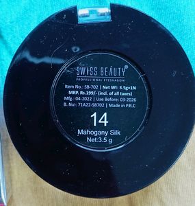 Swiss Beauty Professional Eyeshadow