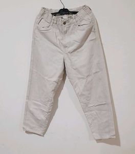 Casual Beige Pants