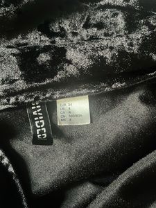 Little Black Velvet Dress