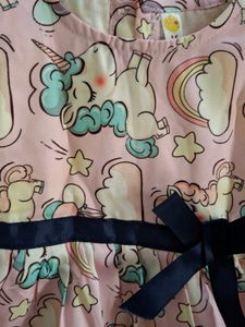 Very Soft And Beautiful Unicorn Frock
