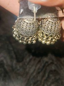 Peacock Jhumka Earrings
