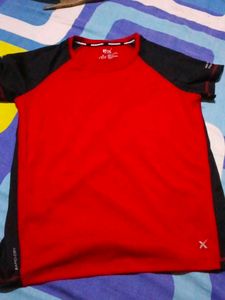Red & Black Athletic T-Shirt