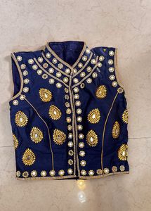 Pretty Mirror Work Blouse