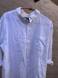 Men&#39;s White branded Casual Shirt