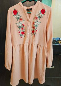 Chemistry Brand Peach Colored long top