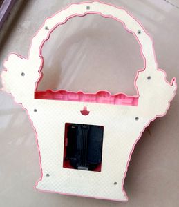 Table clock pink,,very nice condition