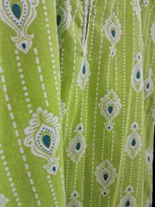 Green Printed Kurta