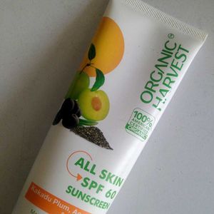Organic Harvest Sunscreen SPF 60