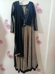 Beautiful Dress Long Gown With Jardoji Work ,Party Wear ,With Dupatta