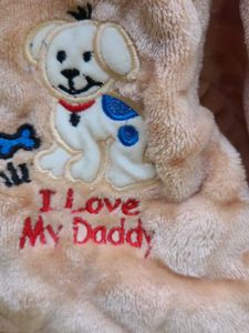 Cozy Puppy Plush Baby Outfit