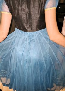 Ethnic Blue &amp; Black Kurta