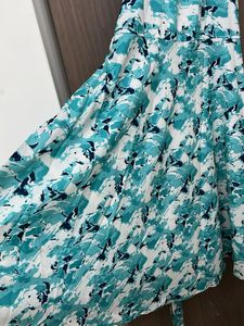 Abstract Print Halter Dress for L