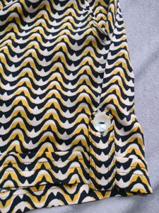 Wavy Patterned Shorts