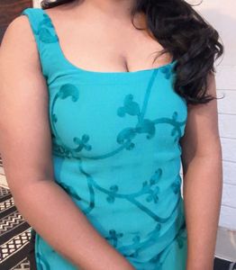 Blue Embroidered Kurta (item 4)