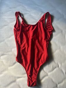 Red One-Piece Swimsuit