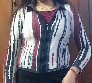 T-shirt With Attached Jacket