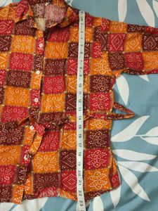 Vintage Bandhani Pajama Set