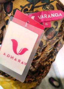 ✨ VARANGA Printed Festive silk  Kurta