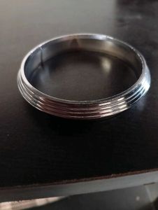 Silver Tone Metal Bangle