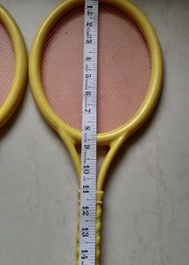 2 plastic Tennis / Badminton rackets for kids