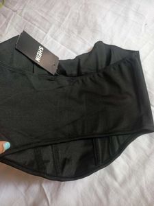 SHEIN BRAND Black Corset Top